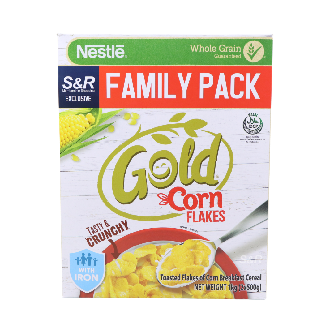 Nestle Gold Corn Flakes Family Pack 500g x 2 packs